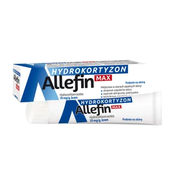 Allefin Hydrokortyzon Max, 10 mg/g, krem, 15 g