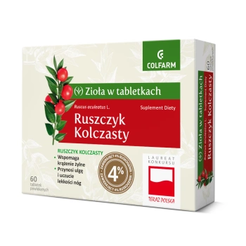 Ruszczyk kolczasty - 60 tabletek