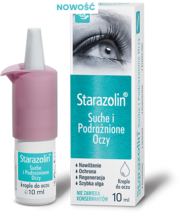 STARAZOLIN Krople na suche i podrażnione oczy 10ml