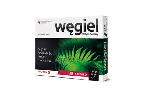 Węgiel aktywowany x 30 kapsułek