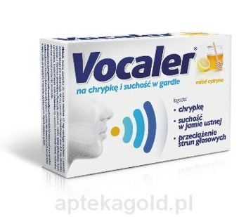 VOCALER miód cytryna pastyl.d/ssania*24