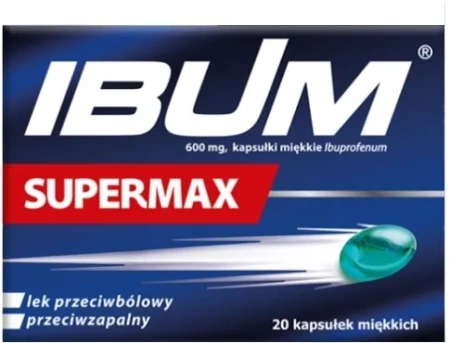 IBUM SUPERMAX 600mg x 20 kapsułek miękkich