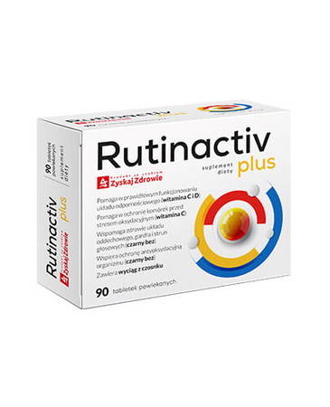 Rutinactiv Plus, Zyskaj Zdrowie 90 tabletek powlekanych