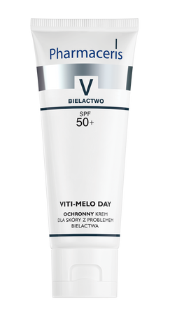 Pharmaceris V Viti Melo Day Spf50+ Ochronny Krem Dla Skóry Z Problemem Bielactwa Do Twarzy I Ciała Na Dzień, 75ml