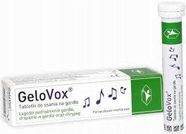 GeloVox porzeczka - mentol tabletki do ssania, 20 tabletek
