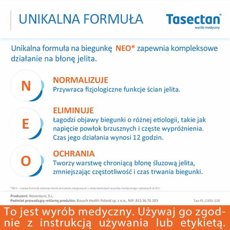 Tasectan 500 mg15 kapsułek