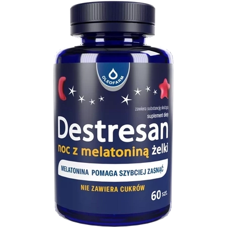 Destresan Noc Z Melatoniną żelki 60 sztuk