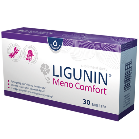 Ligunin Meno Comfort 30 tabletek  DATA WAŻNOŚCI 30.04.2025