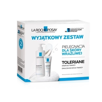 La Roche-Posay Toleriane Zestaw Krem do twarzy 40ml + Emulsja do mycia 400ml