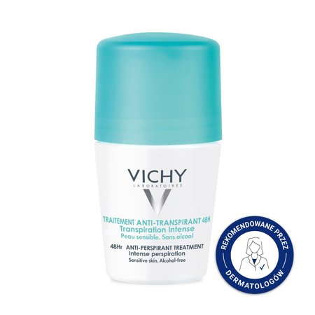 VICHY Dezodorant Anti-traces 48h kulka 50ml