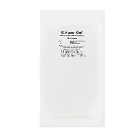 Aqua Gel Sterylny opatrunek hydrożelowy 12x24cm, 1sztuka