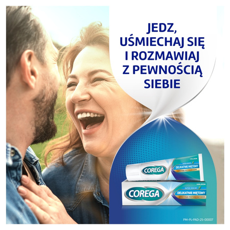 Corega Krem ExtraStrong do protez zębowych delikatnie miętowy 2 x 40 g