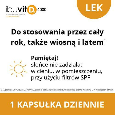 Ibuvit D3 4000 IU 90 kapsułek 