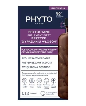 PHYTO PHYTOCYANE przeciw wypadaniu włosów, 84 kapsułki
