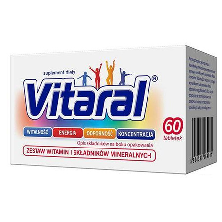 Vitaral zestaw witamin i minerałów 60 tabletek