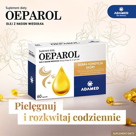OEPAROL Olej z nasion wiesiołka, 60 kapsułek