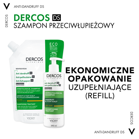 VICHY DERCOS DS Sza.p/łupie.such.ref.500ml
