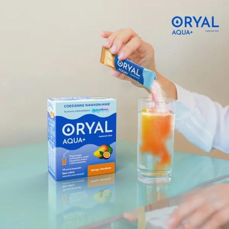 ORYAL Aqua+ Mango Marakuja 14 saszetek
