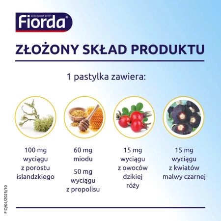 Fiorda propolis 30 pastylek do ssania