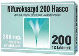 Nifuroksazyd 200 Hasco 200 mg x 12 tabletek powlekanych