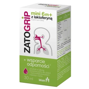 Zatogrip Mini z laktoferyną 6m+ płyn 30ml