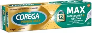 COREGA MAX Mocowanie+Osłona Mięta Krem 40g