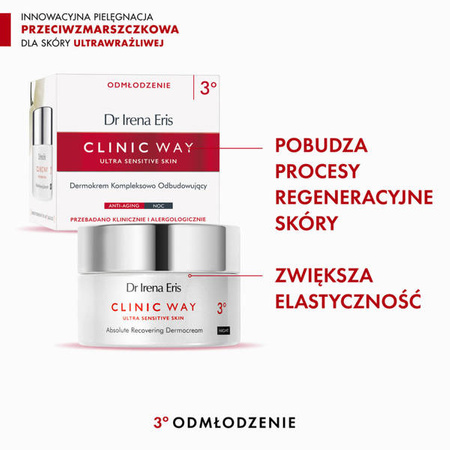 DR IRENA ERIS CLINIC WAY Krem 50+na noc, 50ml