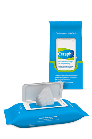 CETAPHIL Chusteczki oczyszczające do skóryvwrażliwej x25szt