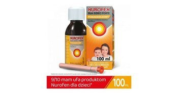 Nurofen dla dzieci Forte zawiesina pomarańczowa 100ml