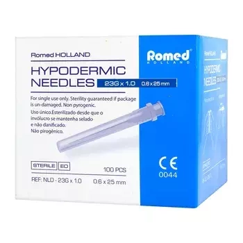 Igła, 0,6, 25 mm, 100 szt, (Romed)