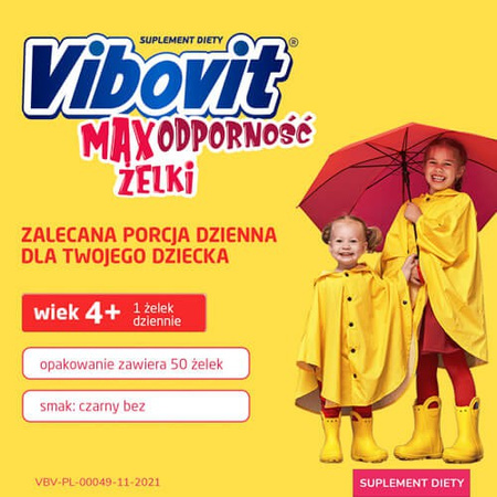 Vibovit Max Odporność żelki 50 sztuk