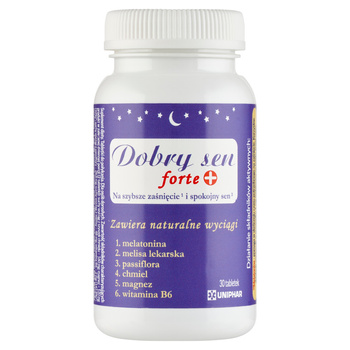 DOBRY SEN FORTE x 30 tabletek powlekanych