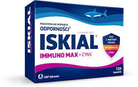 Iskial immuno max + cynk x 120 kapsułek 