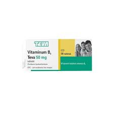 VITAMINUM B6 TEVA 50mg x 50 tabletek