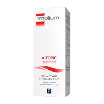 Emolium A -Topic, trójaktywna emulsja do ciała, 200 ml