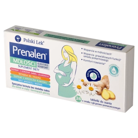 Prenalen Mdłości Gastro Komfort 24 tabletki