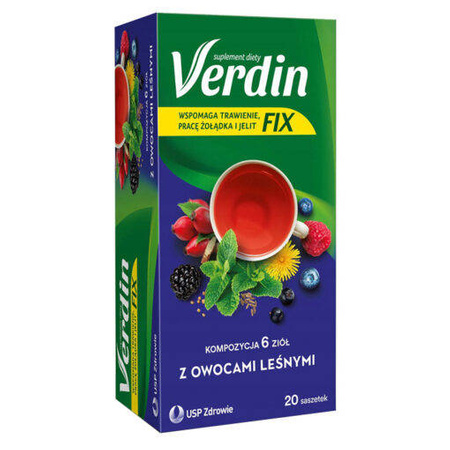 Verdin FIX z Owocami leśnymi x 20 saszetek  