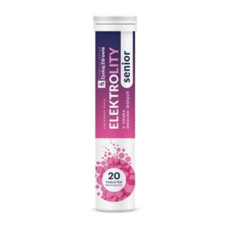 Elektrolity Senior, 20 tabletek musujących Zyskaj Zdrowie