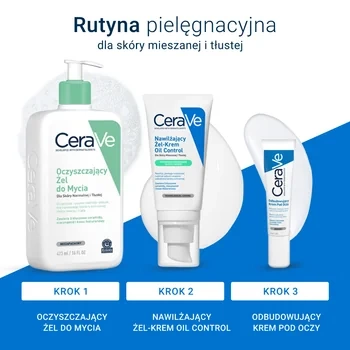 CeraVe Oil Control Żel-krem nawilżający dla skóry mieszanej i tłustej, 52 ml