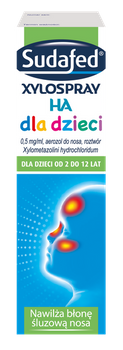 SUDAFED XYLOSPRAY HA dla dzieci aerozol do nosa 10ml