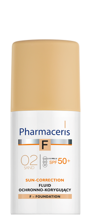 ERIS F Fluid ochronno korygujący 02 SAND SPF50, 30ml