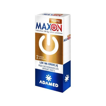 MAXON FORTE 50mg x 2 tabletki powlekane