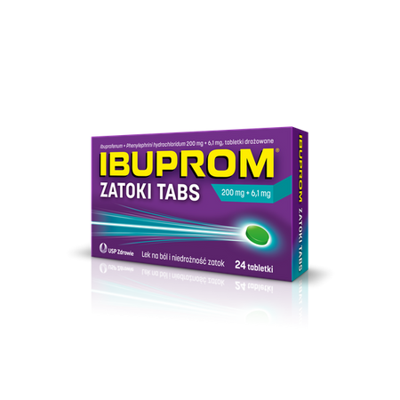 IBUPROM Zatoki Tabs, 24 tabletki