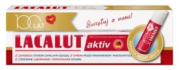 Lacalut Activ pasta do zębów 75 ml + pomadka do ust 4,8 g