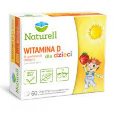 NATURELL Witamina D dla dzieci x 60 tabletek do rozgryzania i żucia