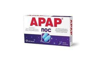 APAP NOC (500 mg + 25 mg) x 12 tabletek powlekanych DATA WAŻNOŚCI 31.12.2025