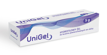 UniGel - HYDROFILOWY ŻEL do leczenia powierzchownych ran skóry 5g
