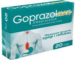 GOPRAZOL MAX 20mg x 14 kapsułek dojelitowych twardych