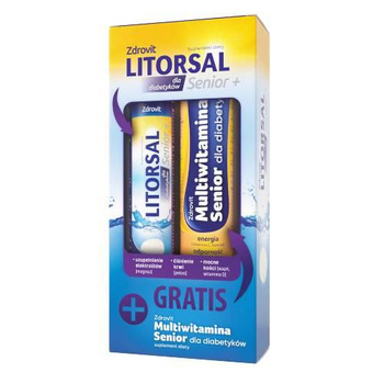 Litorsal Senior+ dla diabetyków + Multiwitamina Senior dla diabetyków, 1 zestaw