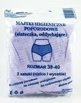 Majtki wielorazowe poporodowe Horizon rozmiar 38-40 x 2 sztuki